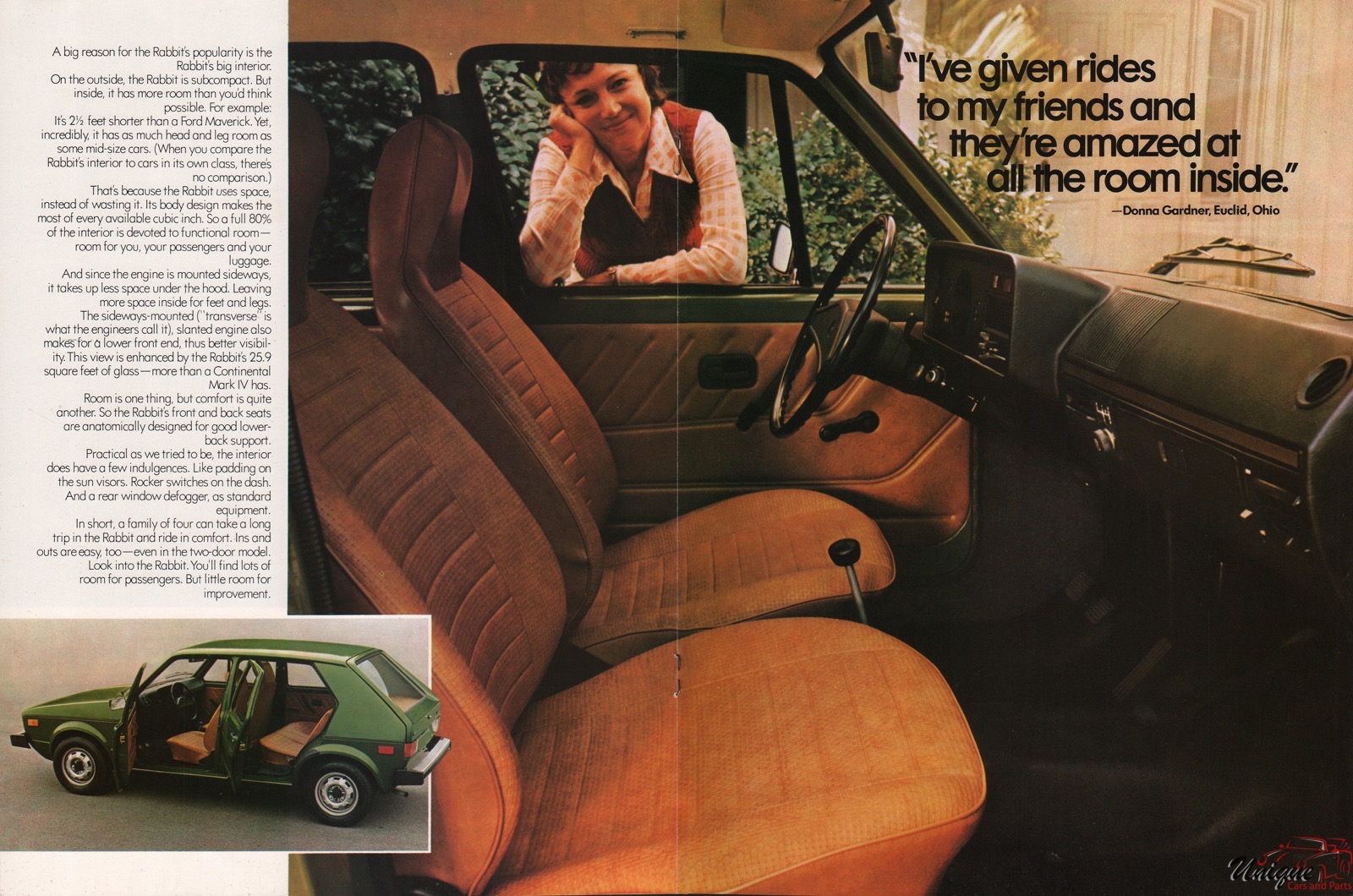 1976 VW Rabbit Brochure Page 4